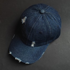 کلاه کپ جین زاپ‌دار وارداتی