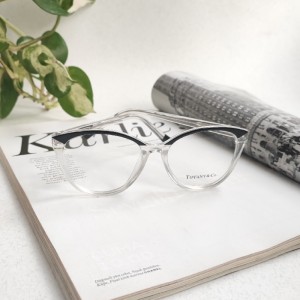 عینک طبی زنانه گربه ای مدل دو رنگ برند Tiffany &amp; co| خاص و با کیفیت
