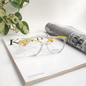 عینک طبی زنانه گربه ای مدل دو رنگ برند Tiffany &amp; co| خاص و با کیفیت