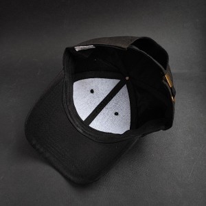 کلاه نقابدار کتان ساده مشکی.jpg