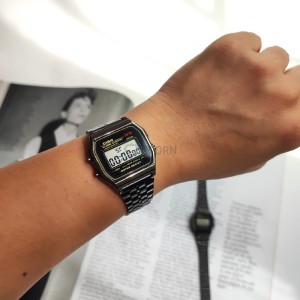 ساعت مچی مدل نوستالژی مشکی مات کاسیو Casio | کاسیونویس