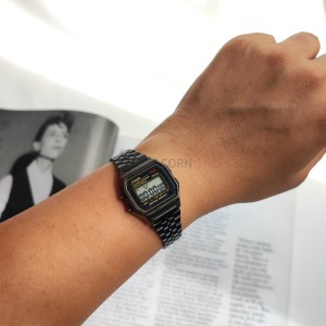 ساعت مچی مدل نوستالژی مشکی مات کاسیو Casio | کاسیونویس