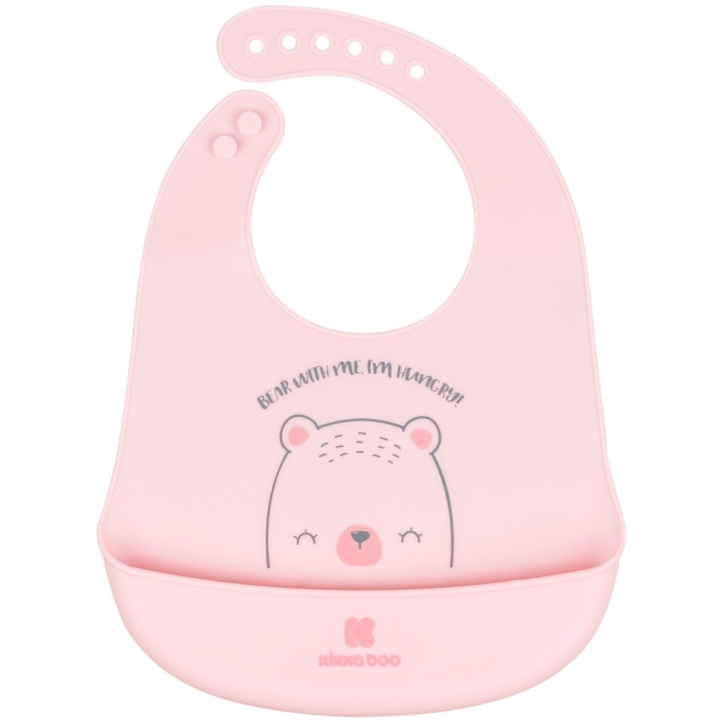 پیشبند سیلیکونی کیکابو kikkaboo طرح bear with me