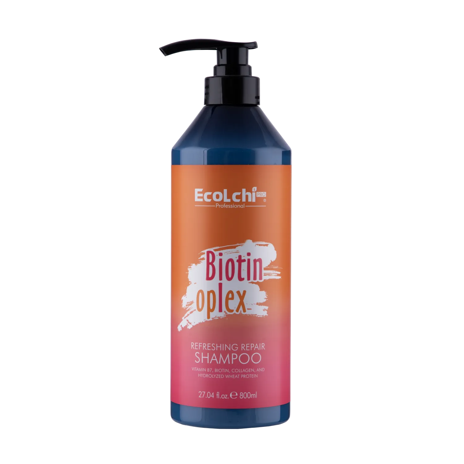 شامپو تقویتی و ترمیمکننده اکولچی مدل Biotin Oplex