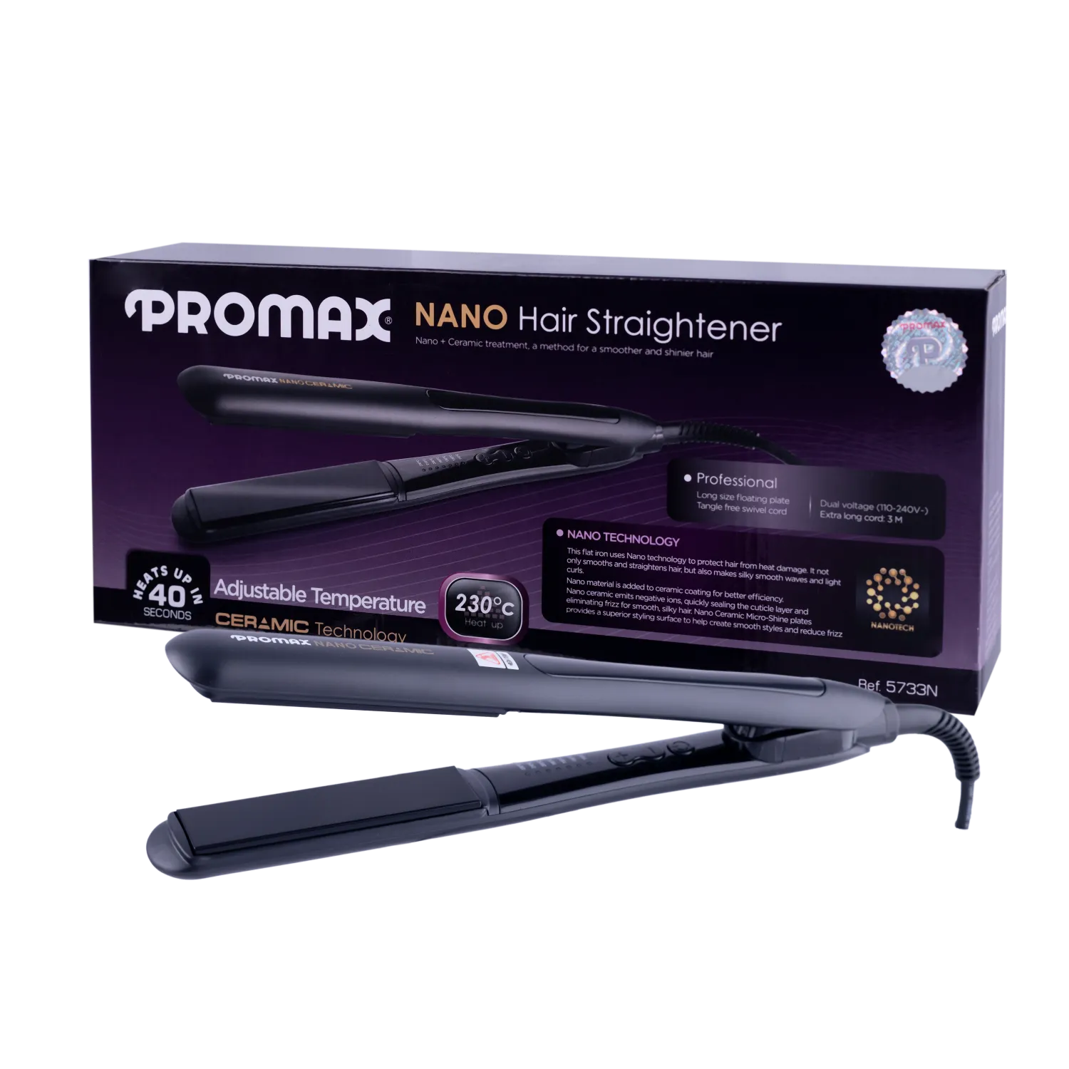 اتو مو مدل 5733 برند Promax