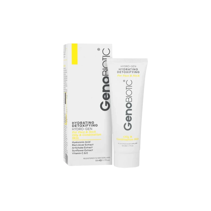 کرم آبرسان صورت و گردن ژنو بایوتیک پوست چرب و مختلط