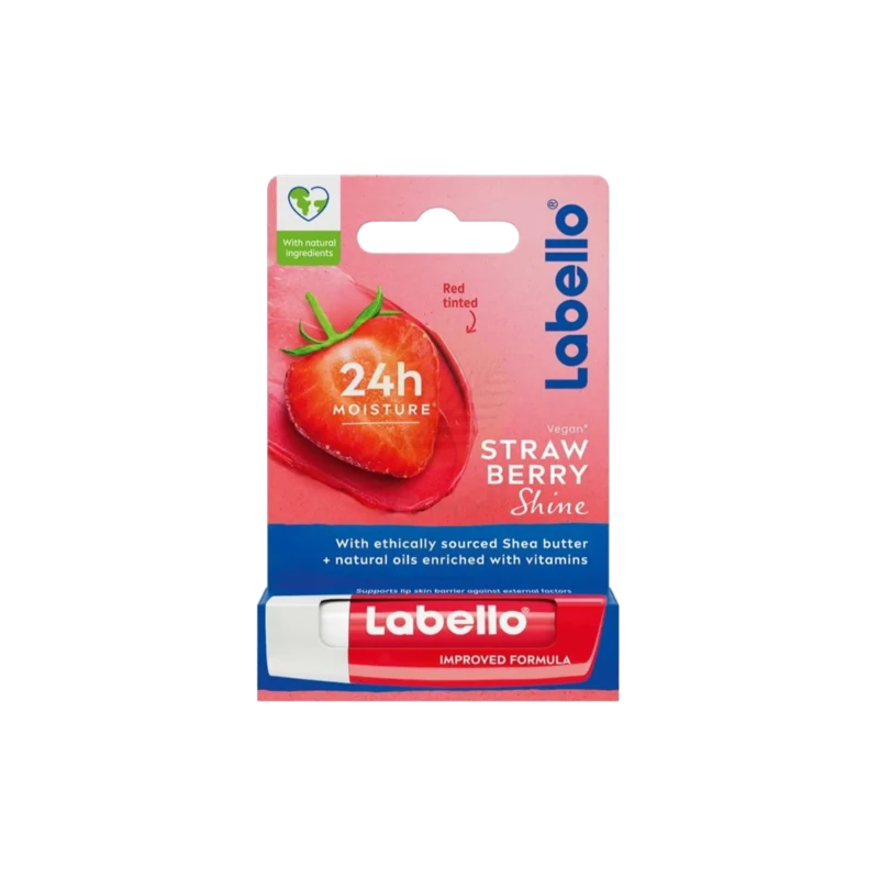 بالم لب رنگی توت‌فرنگی شاین لبلو