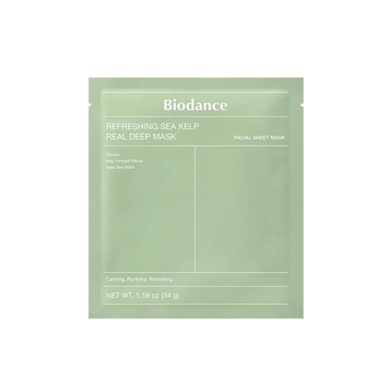 ماسک ورقه‌ای جلبک دریایی بایودنس