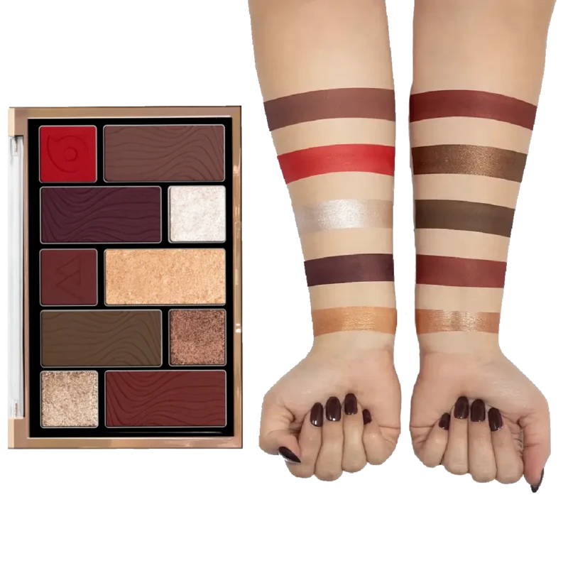 پالت سایه ۱۰ رنگ کارکتر