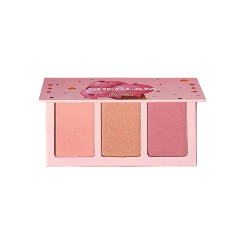 پالت سه‌تایی رژگونه صورتی شیگلم