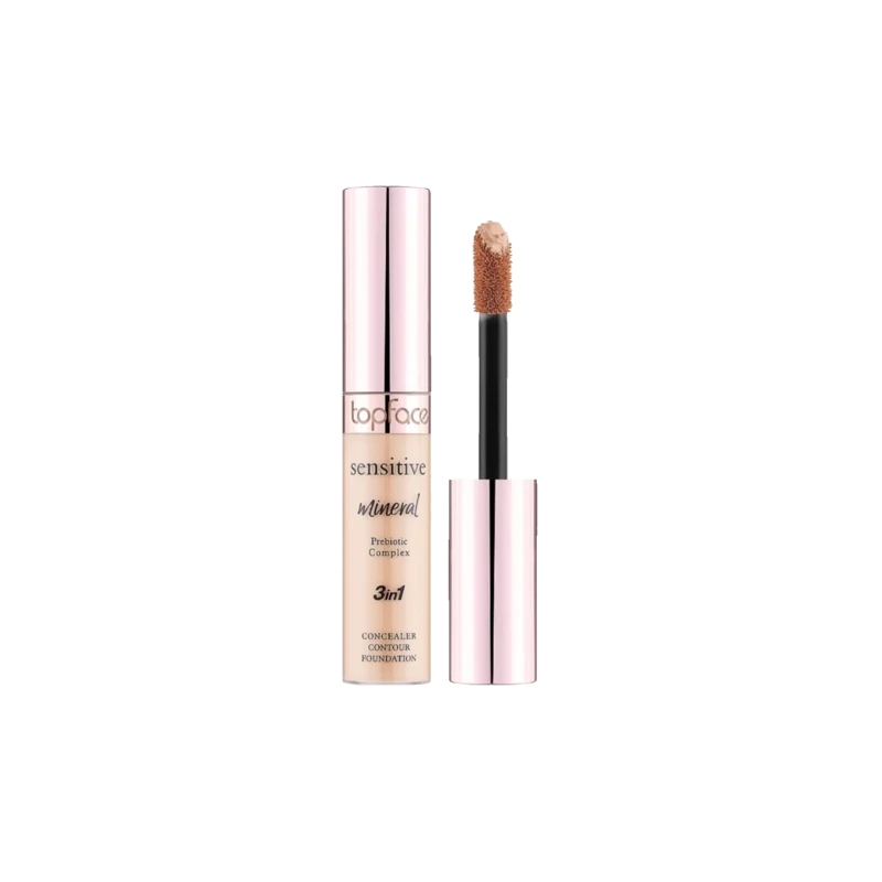 کانسیلر سه‌کاره تاپ‌فیس مدل سنسیتیو مینرال