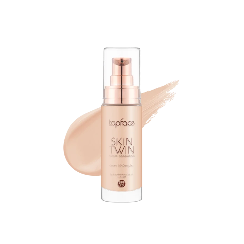 کرم‌پودر تاپ‌فیس مدل اسکین تویین پوست خشک