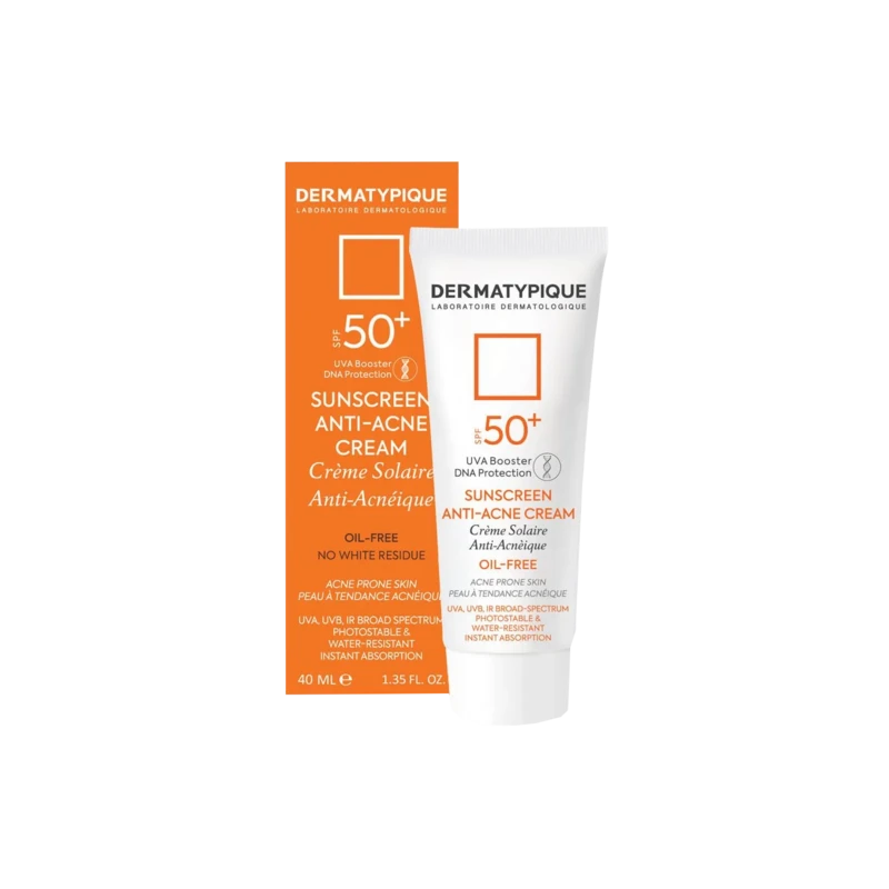 کرم ضد آفتاب ضد جوش درماتیپیک مخصوص پوست‌های مستعد آکنه +SPF 50