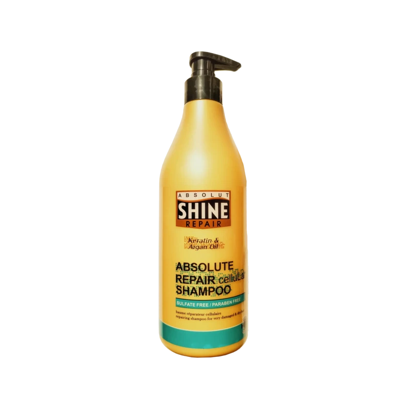 شامپو بازسازی‌کننده مو ابسولوت شاین با کراتین و روغن آرگان