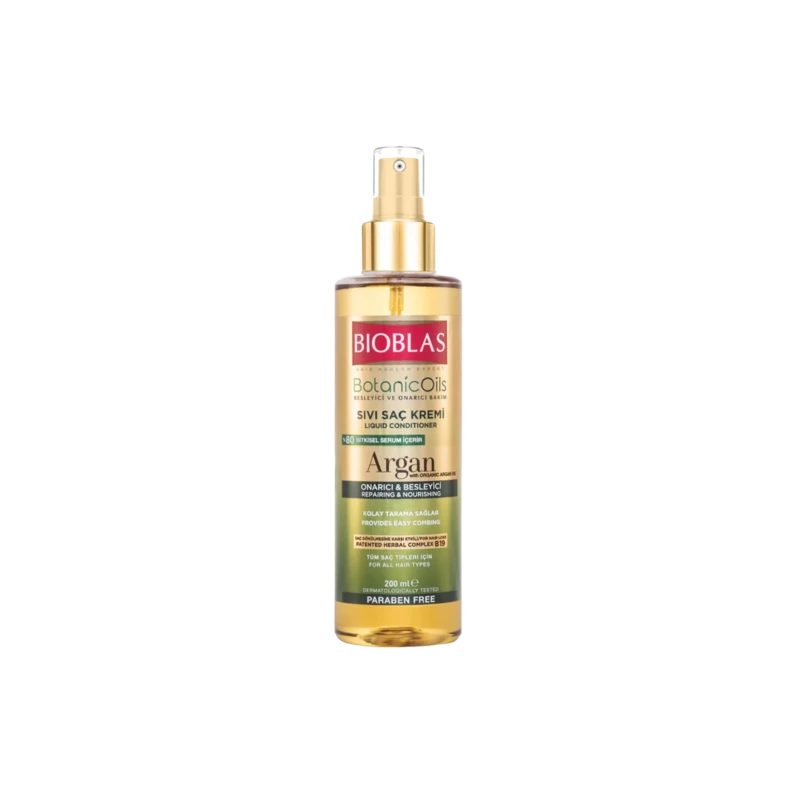 اسپری دوفاز تغذیه‌کننده و ترمیم‌کننده مو آرگان بیوبلاس