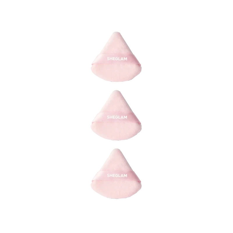 ست پد آرایشی مخملی صورتی شیگلم