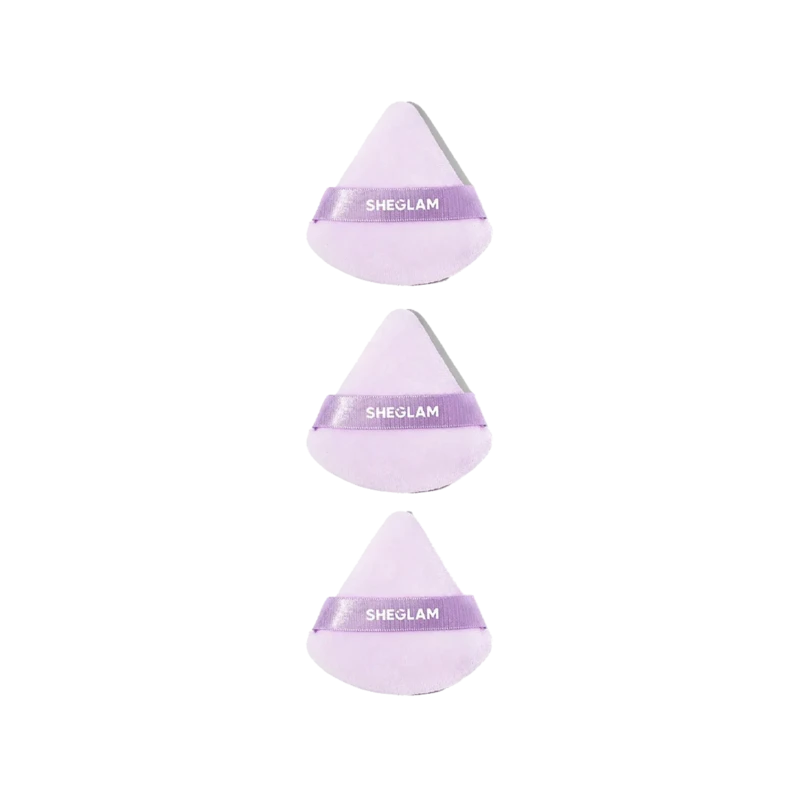 ست پد آرایشی مخملی بنفش شیگلم