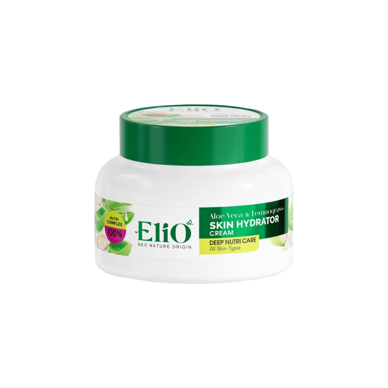 کرم آبرسان الیو با آلوئه‌ورا و علف لیمو