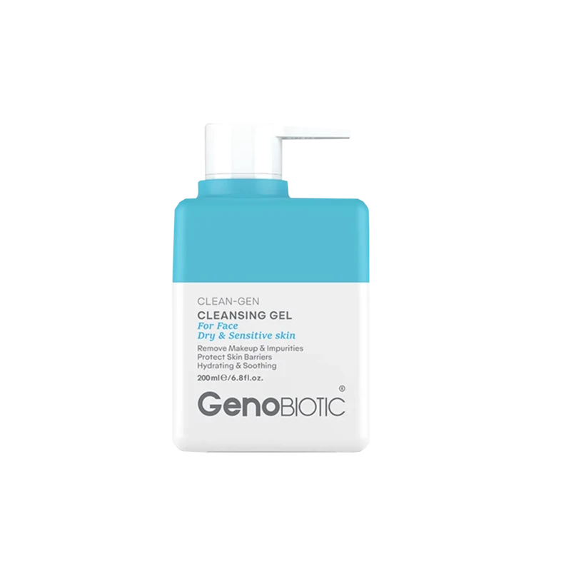 ژل شستشوی صورت پوست خشک و حساس ژنوبایوتیک