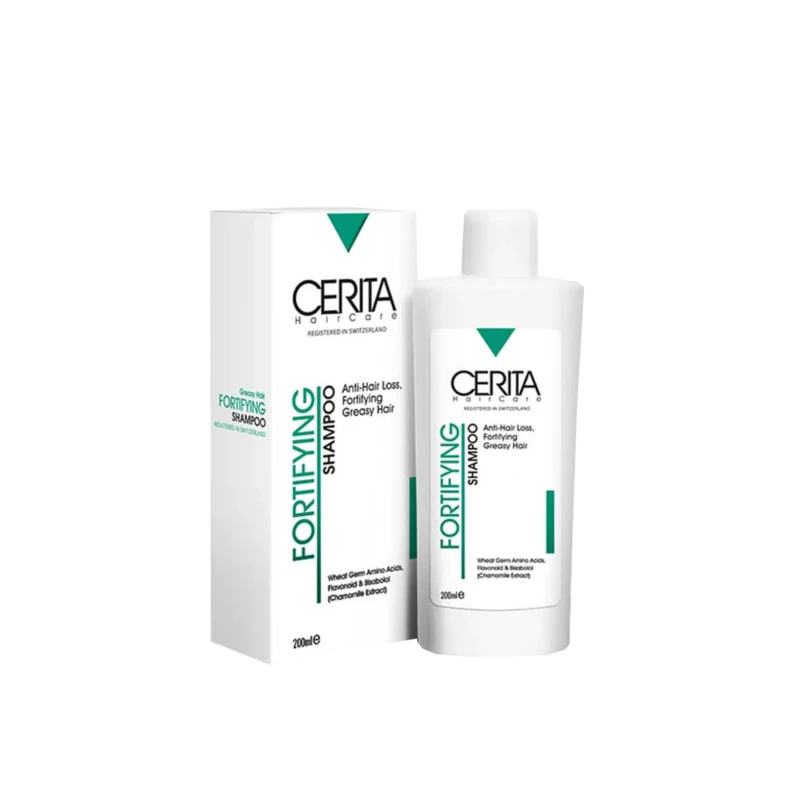 شامپو ضدریزش و تقویت‌کننده موهای چرب سریتا