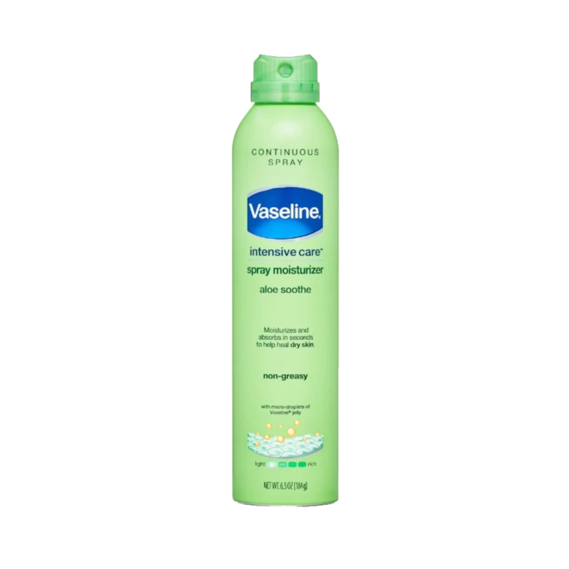 لوسیون اسپری بدن وازلین با عصاره آلوئه‌ورا