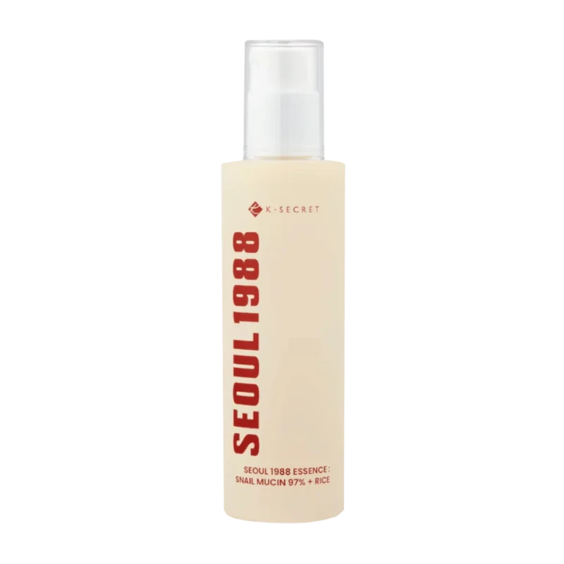 سرم حلزون و برنج  K-Secret Seoul 1988 Snail Mucin 97% + Rice Essence