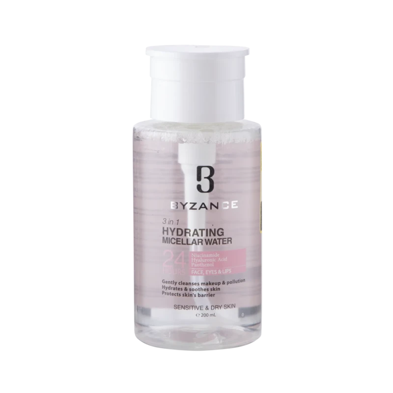 میسلار واتر پوست خشک و آبرسان سه‌کاره بیزانس