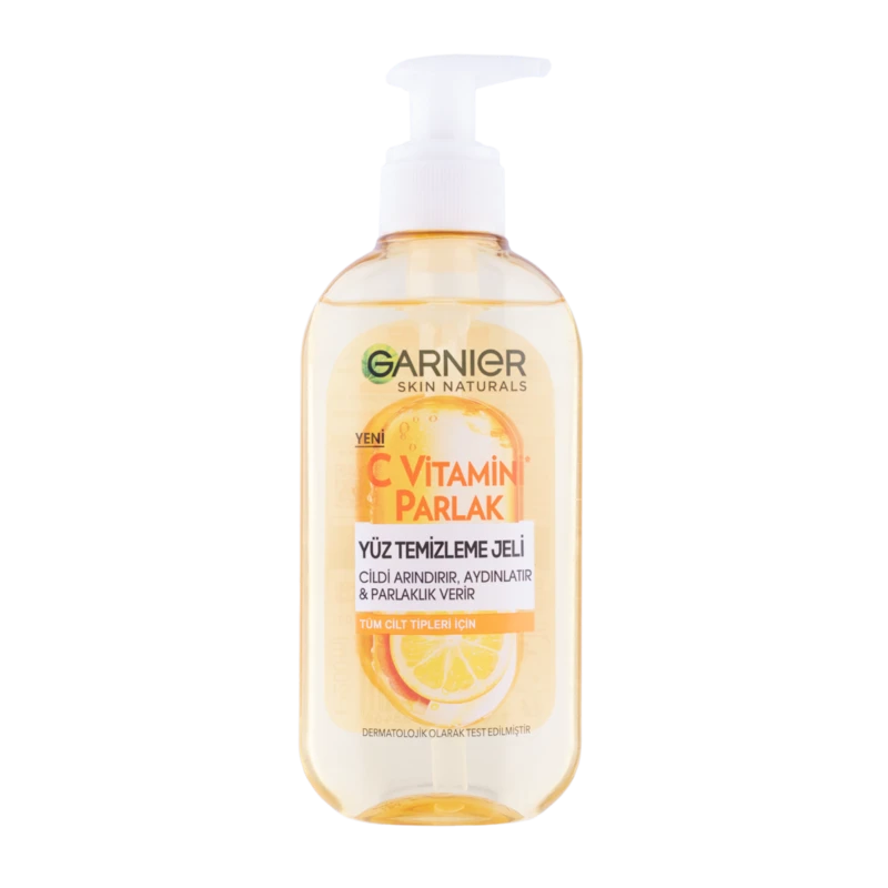 ژل شستشوی صورت با ویتامین C و لیمو گارنیر