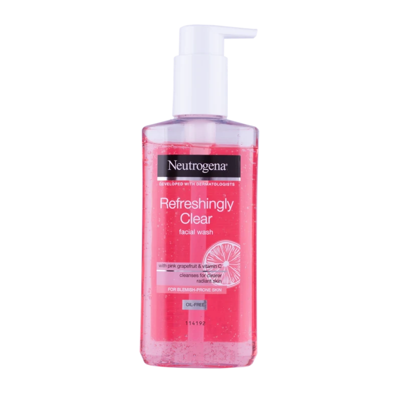 شوینده صورت نیتروژنا گریپ‌فروت صورتی + ویتامین C