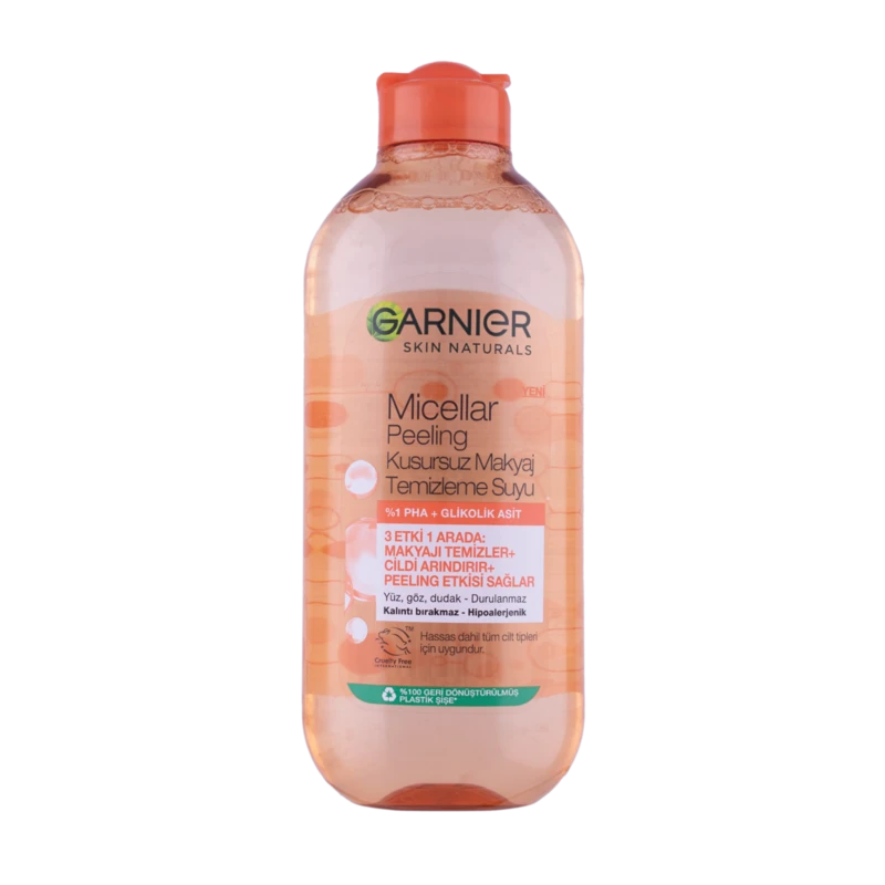 میسلار واتر پیلینگ گارنیر با PHA و گلیکولیک اسید