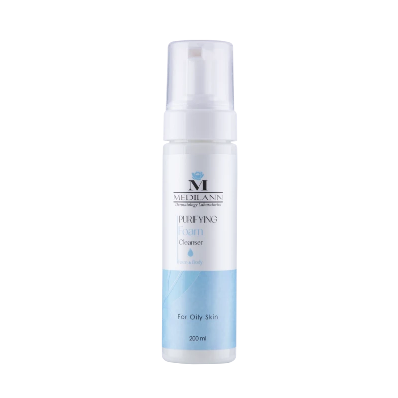 فوم شستشو و آب رسان مدیلن پوست چرب