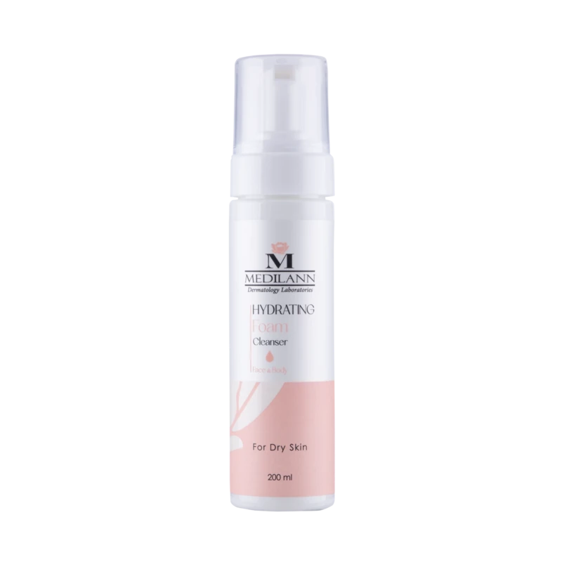 فوم شستشو و آبرسان مدیلن پوست خشک
