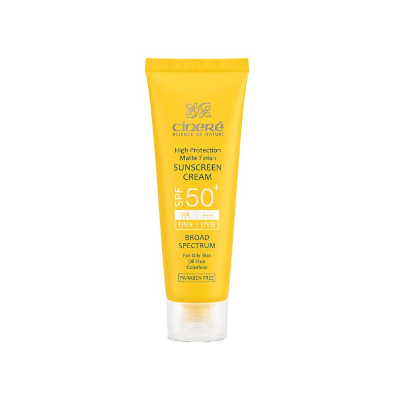 کرم ضد آفتاب spf 50 سینره پوست چرب