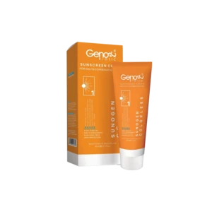 کرم ضدآفتاب بی‌رنگ ژنو بایوتیک پوست چرب و مختلط SPF50
