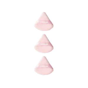 ست پد آرایشی مخملی صورتی شیگلم