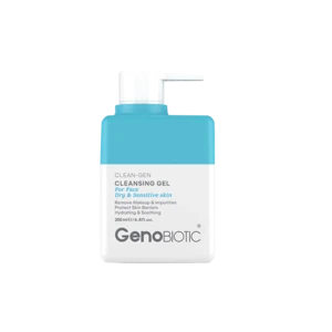ژل شستشوی صورت پوست خشک و حساس ژنوبایوتیک