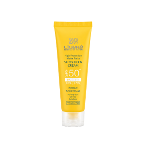 کرم ضد آفتاب spf 50 سینره پوست چرب