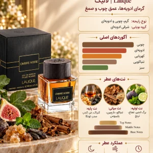 ادکلن لالیک آمبر نویر