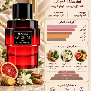 ادکلن گوچینی قرمز سنشوال