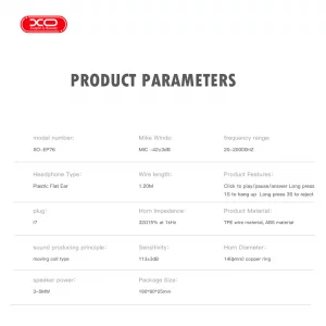 هندزفری لایتنینگ آیفون ایکس او EP76