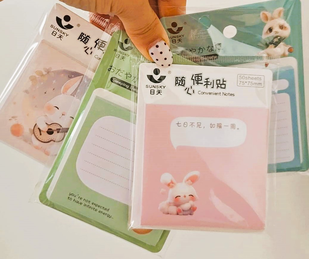 استیک نوت فانتزی طرح خرگوشی