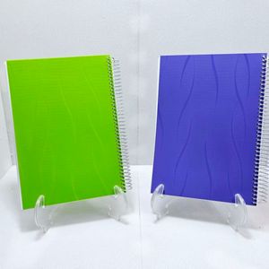 دفتر ۲۰۰ برگ PP طرح دار تک سیم