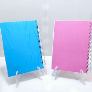 دفتر ۲۰۰ برگ PP طرح دار تک سیم