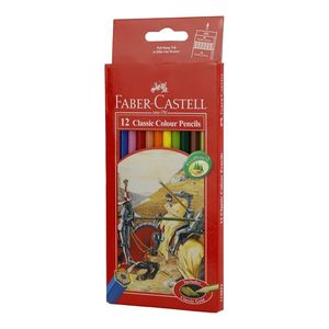 مداد رنگی ۱۲ رنگ ۶ ضلعی فابرکاستل | Faber-Castell