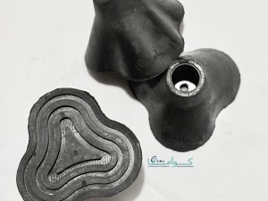 لاستیک ته عصا سه پایه