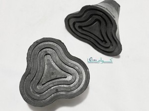 لاستیک ته عصا سه پایه