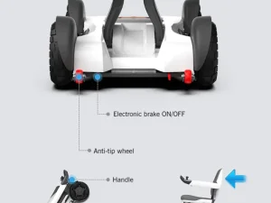 ویلچر برقی هوشمند روبوتیکwalkie