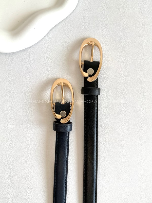 کمربند چرمی زنانه بشرا