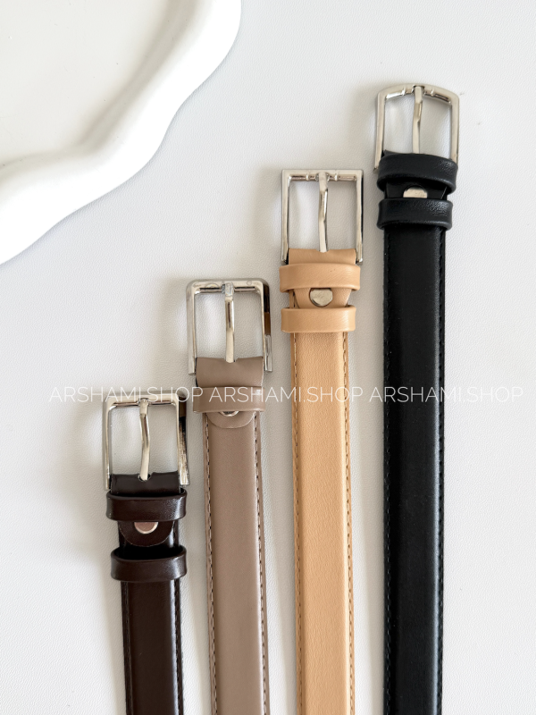 کمربند چرمی زنانه باستیان