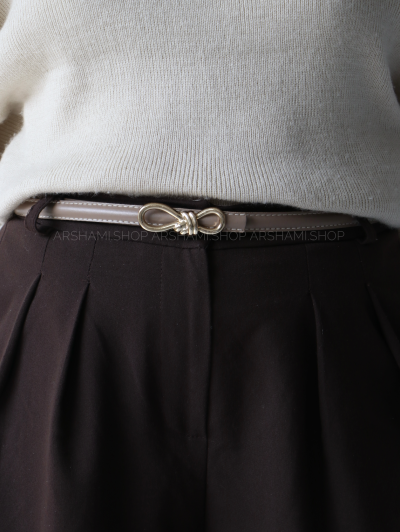 کمربند زنانه مات پاپیون